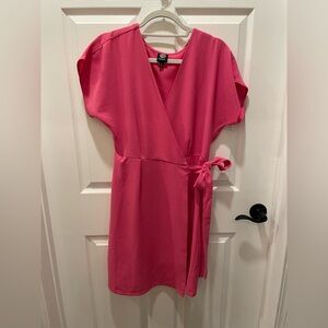 Bobeau Vibrant Pink Mini Dress